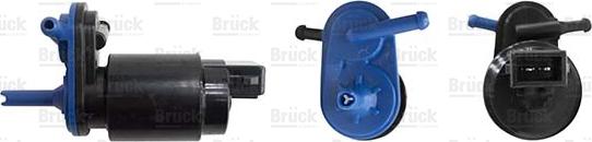 BRÜCK GERMANY 1H6955651 - Wiper Motor car-mod.net
