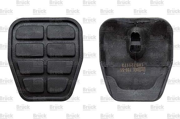 BRÜCK GERMANY 1H0721173 - Brake Pedal Pad car-mod.net