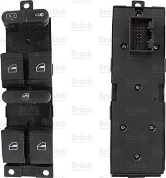 BRÜCK GERMANY 1J4959857D - Relay, window regulator car-mod.net