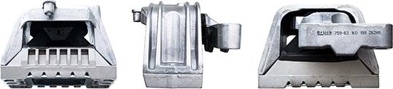 BRÜCK GERMANY 1K0199262AS - Holder, engine mounting car-mod.net