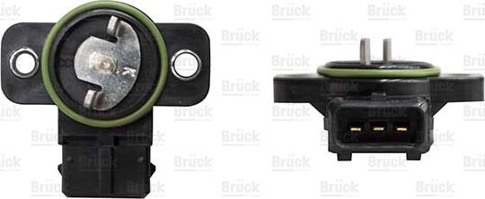 BRÜCK GERMANY 3510202010 - Sensor, accelerator pedal position car-mod.net
