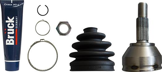 BRÜCK GERMANY 328119-EURO - Drive shaft Joint car-mod.net