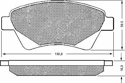 ACDelco 19377461 - Brake Pad Set, disc brake car-mod.net