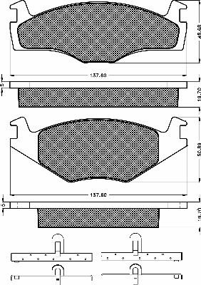 BSF 10214 - Brake Pad Set, disc brake car-mod.net