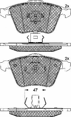 BSF 10778 - Brake Pad Set, disc brake car-mod.net