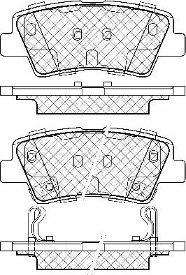 Dr!ve+ DP1010.10.1127 - Brake Pad Set, disc brake car-mod.net