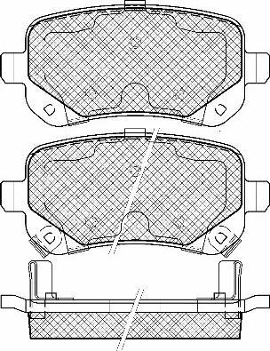 BSF 20024 - Brake Pad Set, disc brake car-mod.net