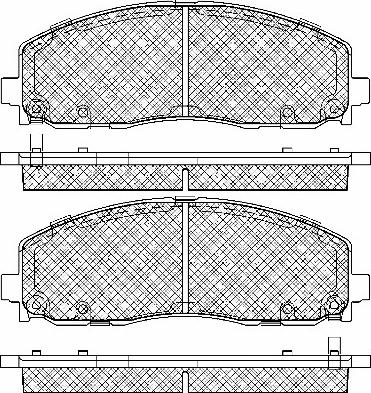 BSF 20023 - Brake Pad Set, disc brake car-mod.net