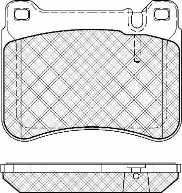 BSF 20075 - Brake Pad Set, disc brake car-mod.net