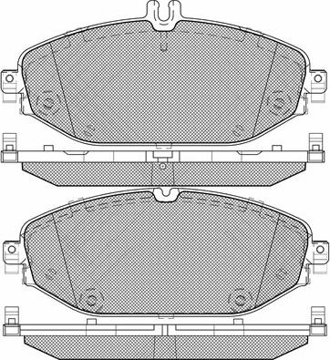 4U Autoparts 37376MR - Brake Pad Set, disc brake car-mod.net