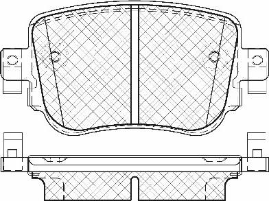 BSF 20127 - Brake Pad Set, disc brake car-mod.net