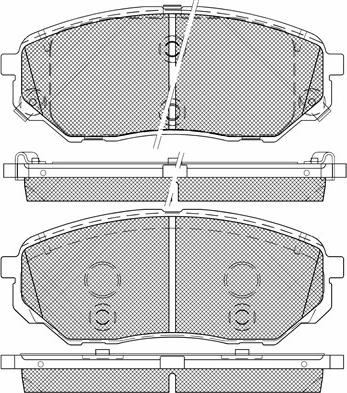 Necto FD7728A - Brake Pad Set, disc brake car-mod.net