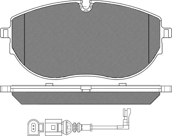 BSF 20310 - Brake Pad Set, disc brake car-mod.net
