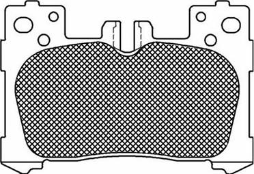 BSF 20322 - Brake Pad Set, disc brake car-mod.net