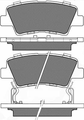 BSF 20260 - Brake Pad Set, disc brake car-mod.net