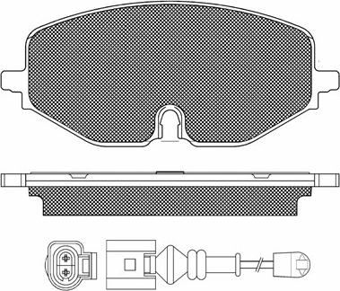 BSF 20283 - Brake Pad Set, disc brake car-mod.net
