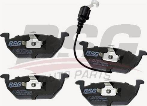 BSG BSG 90-202-009 - Brake Pad Set, disc brake car-mod.net