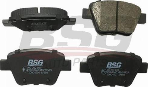 BSG BSG 90-202-019 - Brake Pad Set, disc brake car-mod.net