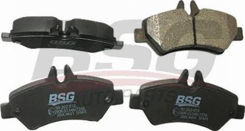 BSG BSG 90-202-018 - Brake Pad Set, disc brake car-mod.net