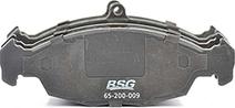 BSG BSG 65-200-009 - Brake Pad Set, disc brake car-mod.net