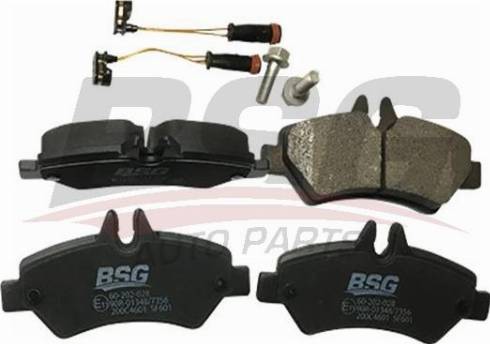 BSG BSG 60-202-028 - Brake Pad Set, disc brake car-mod.net