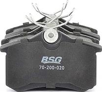 BSG BSG 70-200-020 - Brake Pad Set, disc brake car-mod.net