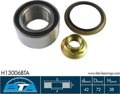 BTA H13006BTA - Bearing Kit, wheel hub car-mod.net