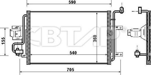 BTAP BVC819-018 - Condenser, air conditioning car-mod.net