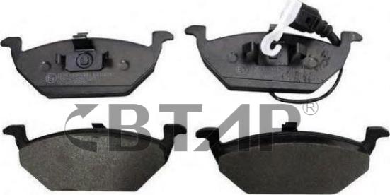 BTAP BVC206-006 - Brake Pad Set, disc brake car-mod.net