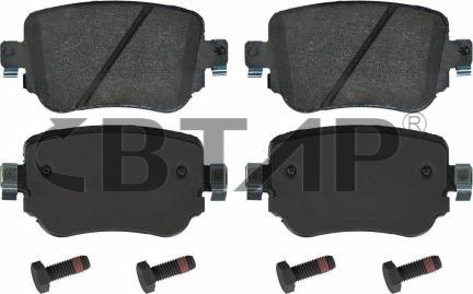 BTAP BVC206-072 - Brake Pad Set, disc brake car-mod.net