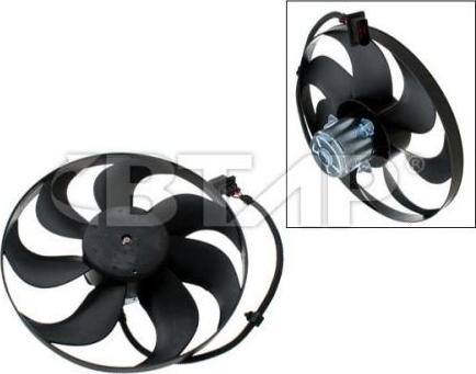 BTAP BVE911-001 - Fan, radiator car-mod.net