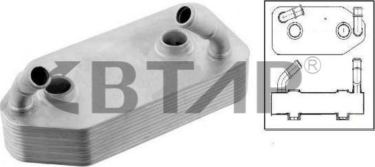 BTAP BVE105-008 - Oil Cooler, engine oil car-mod.net