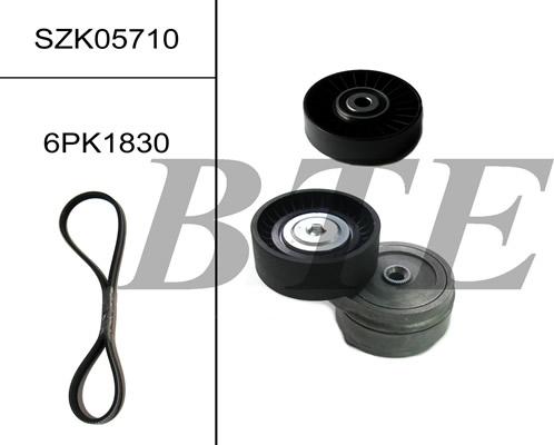 BTE SZK05710 - V-Ribbed Belt Set car-mod.net