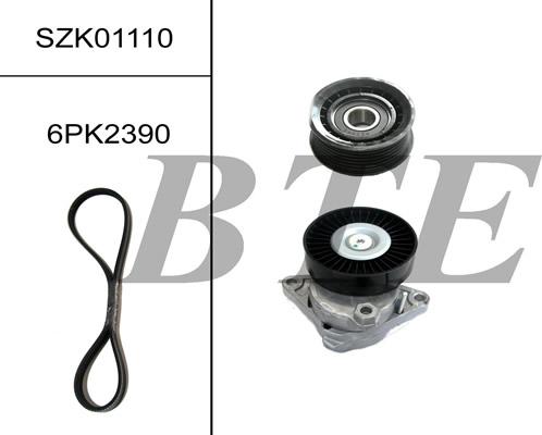 BTE SZK01110 - V-Ribbed Belt Set car-mod.net