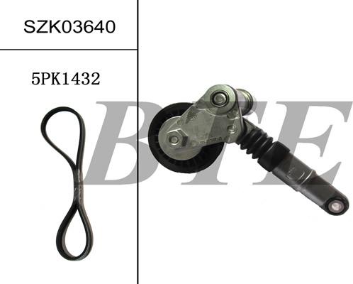 BTE SZK03640 - V-Ribbed Belt Set car-mod.net
