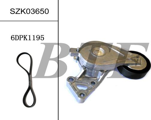BTE SZK03650 - V-Ribbed Belt Set car-mod.net