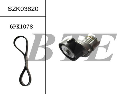 BTE SZK03820 - V-Ribbed Belt Set car-mod.net