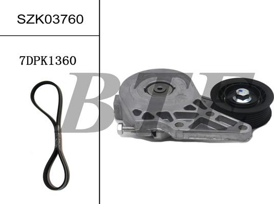 BTE SZK03760 - V-Ribbed Belt Set car-mod.net