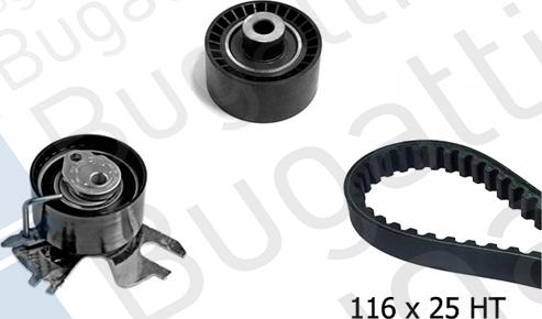 BUGATTI BKCD0468 - Timing Belt Set car-mod.net