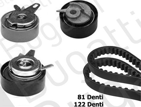 BUGATTI BKCD0606 - Timing Belt Set car-mod.net