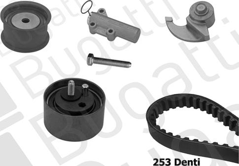 BUGATTI BKCD0616 - Timing Belt Set car-mod.net