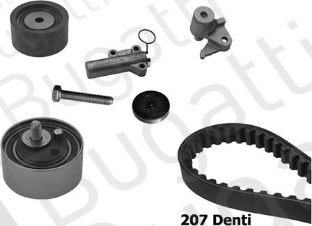 BUGATTI BKCD0670 - Timing Belt Set car-mod.net