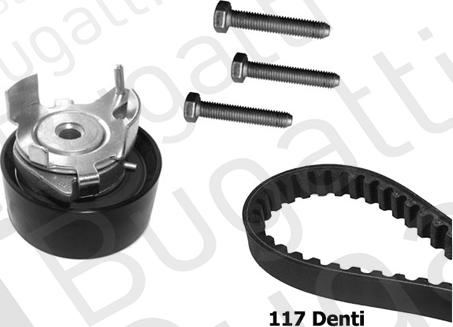 BUGATTI BKCD0724 - Timing Belt Set car-mod.net