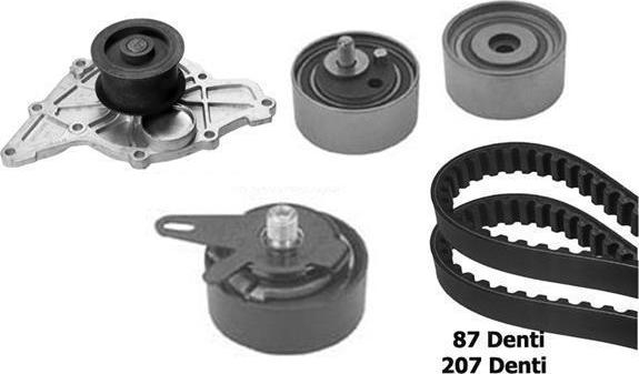 BUGATTI KBU5115A - Water Pump & Timing Belt Set car-mod.net