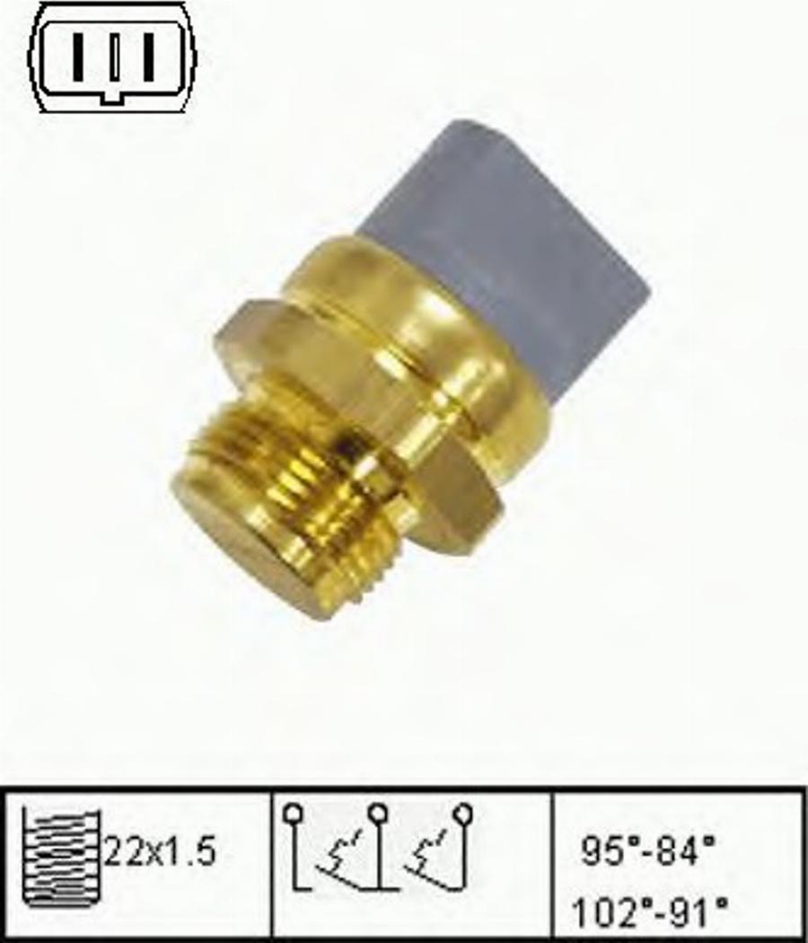 Bugiad BTS 65116 - Temperature Switch, radiator / air conditioner fan car-mod.net