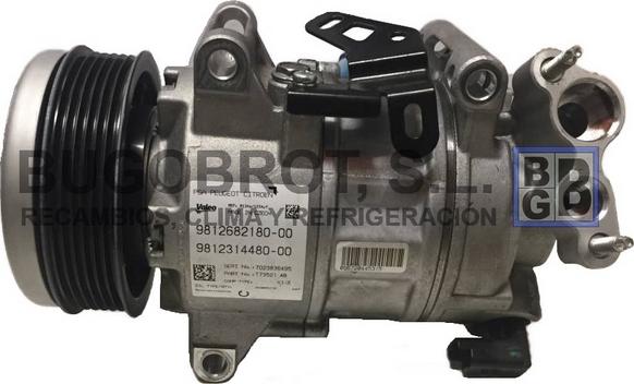 BUGOBROT 51-PE86002 - Compressor, air conditioning car-mod.net