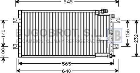 BUGOBROT 62-MZ5109 - Condenser, air conditioning car-mod.net