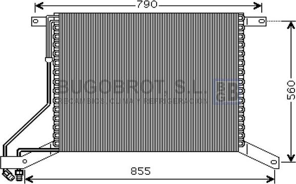 BUGOBROT 62-UV5104 - Condenser, air conditioning car-mod.net
