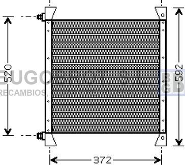 BUGOBROT 62-VL5029 - Condenser, air conditioning car-mod.net