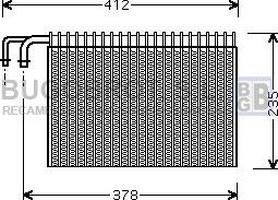BUGOBROT 70-BWV269 - Evaporator, air conditioning car-mod.net